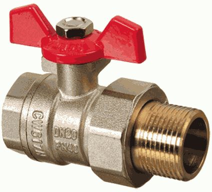 кран шаровой TeRma RED 1" с америк. 31050