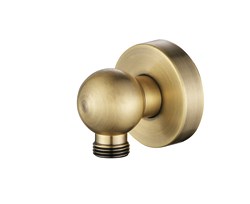 Наст. соед. д/шланга  KAISER 0044  круг. мет. Bronze 