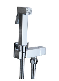 Гигиенический набор KAISER SH-349 с клапаном, 1-jet, латунь, кор./Chrome