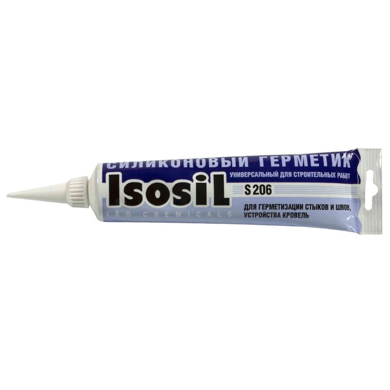 герметик Isosil силикон нейтральный белый 115мл S206