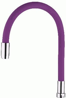 излив LEDEME гибкий , фиолетовый  G3/4,  L7503-8