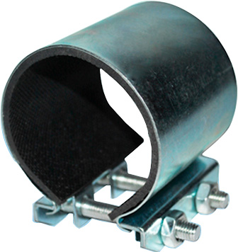 хомут ремонтный оцинк. 2" (Дн 57-67) шир.70 краб