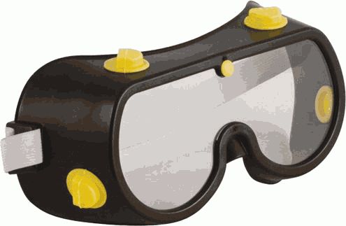 очки защитные с непрямой вентиляцией, черный корпус (12225)