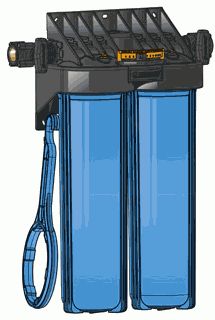 корпус для картриджного фильтра Джилекс 20"  1 М 20" Т2