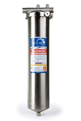 Корпус фильтр (нержавейка) Гейзер Тайфун 20ВВ 