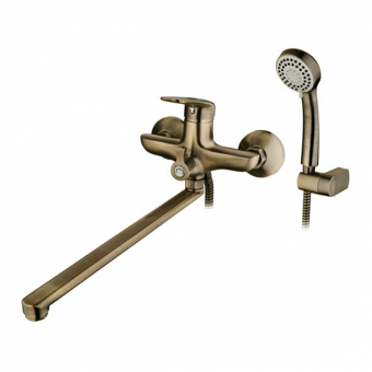 смеситель ванна LEDEME картридж д.35мм, бронза L2248C