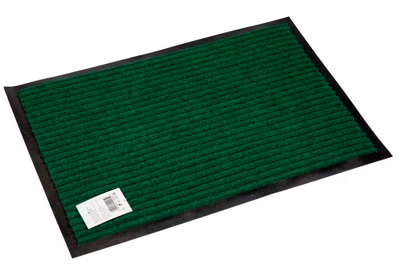 Коврик грязезащитный 40х60 см зеленый (Double stripe doormat 40х60 Green)