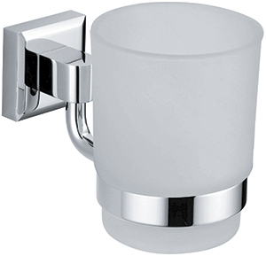 141  Держатель стакана VIKO в кор.  (латунь/стекло) Chrome