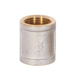 Муфта  3/4" (ник/латунь) WaterMark /строго 10 шт/   