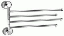 вешалка LEDEME 4-я д/полотенца поворотная L1914