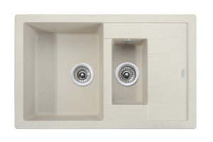 Мойка-Гранит "KAISER" (двойная) 780x500x190 Sand Beige