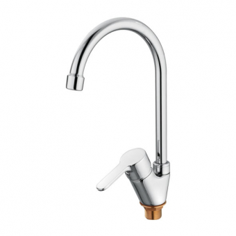 смеситель кухня LEDEME картридж д.35мм, высокий, с гайкой, L5803