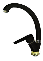 4124  VIKO кухня боковой ф35, цинк, с гайкой Black Sandbeige