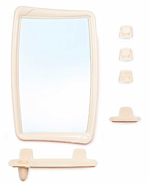 набор для ванной BEROSSI 5107 светло-бежевый