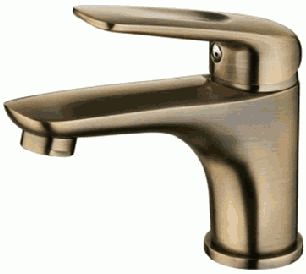 смеситель умывальник LEDEME картридж д.35мм, бронза L1048C