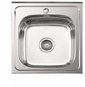 мойка нерж.накл. LEDEME 500*500*180 (0, 8мм) выпуск 3 1/2" ГЛЯНЦЕВАЯ L95050