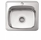 мойка нерж.врез. LEDEME 480*480*180 (0, 8мм) выпуск 3 1/2" ГЛЯНЦЕВАЯ L94848