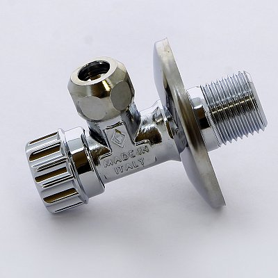вентиль угловой для смесителей с розеткой BUGATTI  1/2"* 10 (серия 861) 