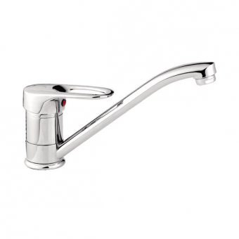 смеситель кухня LEDEME картридж д.40мм, цинк L4228-B