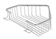 750 Полка настенная угловая SAVOL 220x220x70 в пакете Chrome