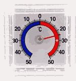 термометр уличный квадратный