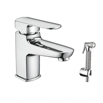 смеситель умывальник LEDEME картиридж д.35мм с гигиенической лейкой L1254