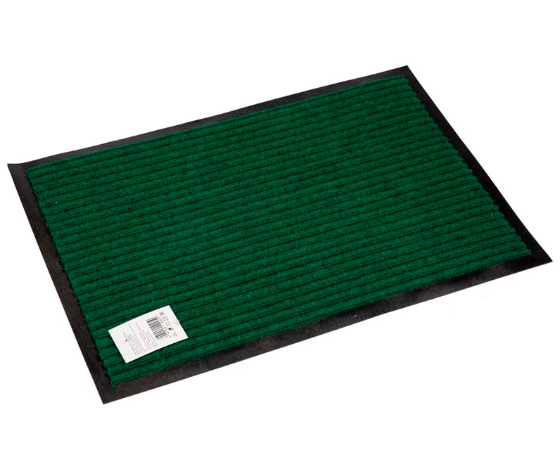 Коврик грязезащитный 50х80 см зеленый (Double stripe doormat 50х80 Green)