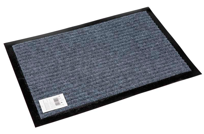 Коврик грязезащитный 90х150 см серый (Double stripe doormat 90х150 Grey)