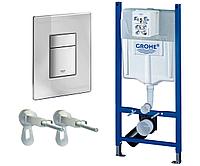 38772 001 Инсталляция GROHE Rapid SL 113 см 3 в1 в сборе, квадрат