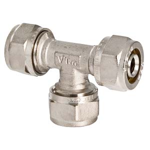 Тройник м/п перех. 20х26х20* (Valtec)