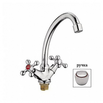 смеситель кухня LEDEME керамика, с гайкой L5909