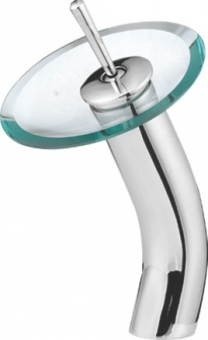 смеситель умывальник LEDEME 24см.прозр.стекл. L1055-3