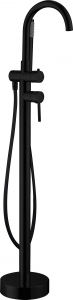 26282-2  KAISER Merkur Смеситель напольный для ванны Matt Black
