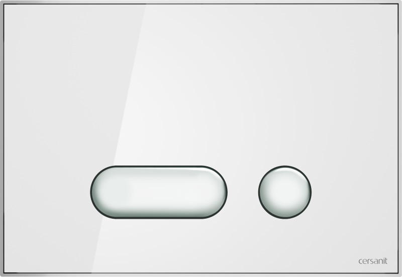 Кнопка INTERA для LINK PRO/VECTOR/LINK/HI-TEC пластик белый Cersanit