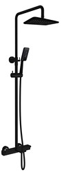 01182-2 KAISER Elite  душевая система  с термостатом Black Matt (стац. лейка 290mm*190mm)