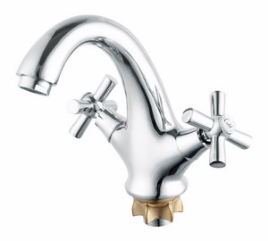 1411  VIKO тюльпан крест, цинк,  24 шлица (монолитный) Chrome