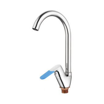 смеситель кухня LEDEME картридж д.35мм, высокий излив, L5953-2 