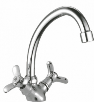 смеситель кухня LEDEME крест керамика L4112