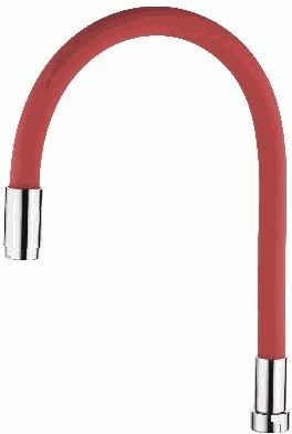 излив LEDEME гибкий , красный G3/4,  L7503-1