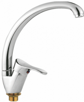 смеситель кухня LEDEME картридж д.35мм с гайкой утка L5914