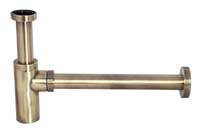 958L-An Сифон KAISER для раковины б/вып. Bronze