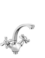 2011  VIKO тюльпан крест, цинк, (поворот. низкий излив)