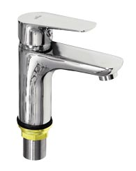 4101  VIKO тюльпан с гайкой ф35, цинк,  излив 11см Chrome