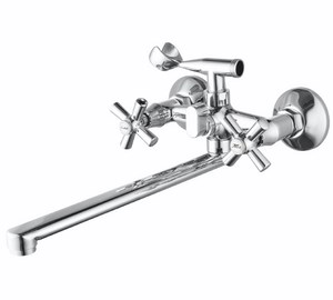 1425  VIKO ванна  крест, цинк (карт/перекл.) излив L-32см, 24 шлица