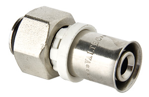  Соединитель коллекторный пресс Valtec 16(2.0)х1/2" 