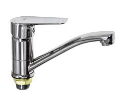 4110  VIKO кухня ф35, цинк, с гайкой 15см Chrome