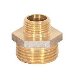 Ниппель перех. 1-1/2" х 1" (ник/латунь) WaterMark /50/5