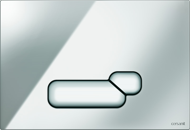 Кнопка ACTIS для LINK PRO/VECTOR/LINK/HI-TEC пластик хром глянцевый Cersanit