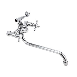 2505  VIKO ванна крест, цинк, (шар./перекл.) круглый излив 28см