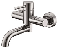 26055  KAISER Merkur ванна к/н поворотный излив Ф35 с душем